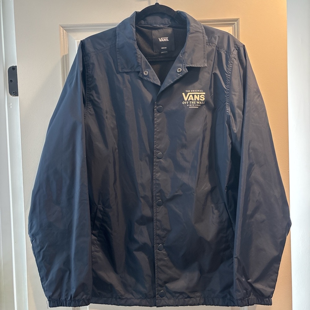 Vans Men's Dark Blue Windbreaker
